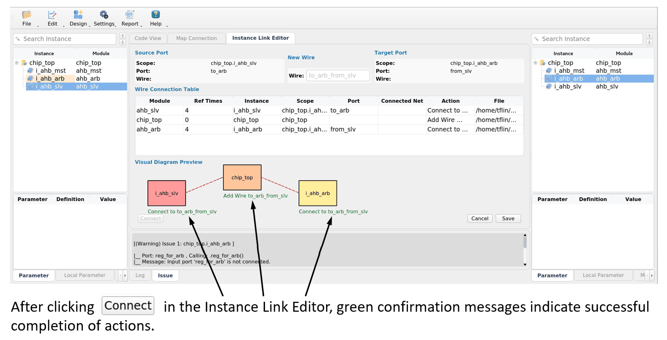 ETAL Instance Link Editor